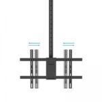 Tooq Supporto XL da soffitto per schermi da 43-86" - Angolo di rotazione 180º - Inclinabile - Gestione dei cavi - Peso max. 60 kg - VESA max. 600x400 mm - Colore nero - immagine 2