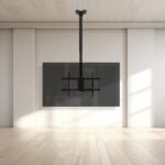 Tooq Supporto XL da soffitto per schermi da 43-86" - Angolo di rotazione 180º - Inclinabile - Gestione dei cavi - Peso max. 60 kg - VESA max. 600x400 mm - Colore nero - immagine 4