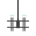 Tooq Supporto XL da soffitto per 2 schermi da 43-86" - Angolo di rotazione 180º - Inclinabile - Gestione dei cavi - Peso max. per schermo 50 kg - VESA max. 600x400 mm - Colore nero - immagine 2