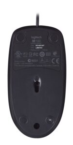 Logitech M100 Mouse USB 1000 dpi - 3 pulsanti - Utilizzo ambidestro - Cavo da 1,80 m - Colore nero - immagine 5