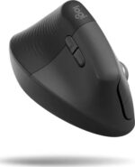Logitech Lift Mouse verticale Bluetooth e wireless USB 4000 dpi - 5 pulsanti - Per mancini - Colore nero/grigio - immagine 3
