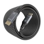Cavo HDMI V2.1 Ultra High Speed / HEC 8K@60Hz 48Gbps - A/M-A/M - 1m - Colore grigio - immagine 2