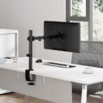 Aisens Supporto da tavolo ecologico girevole e inclinabile per monitor/TV 10 kg (3 perni - 1 braccio) da 17-32" - Colore nero - immagine 4
