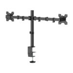 Aisens Supporto da tavolo Eco girevole e inclinabile per monitor/TV 10 kg (3 perni - 2 bracci) da 17-32" - Colore nero - immagine 3