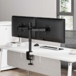 Aisens Supporto da tavolo Eco girevole e inclinabile per monitor/TV 10 kg (3 perni - 2 bracci) da 17-32" - Colore nero - immagine 4