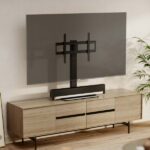 Aisens Supporto da tavolo ecologico girevole e inclinabile per monitor/TV 60 kg da 43-86" - Colore nero - immagine 4