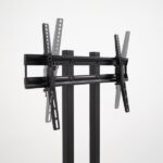 Tooq Mirror Supporto da pavimento fisso per schermi da 32-85" - Regolazione in altezza e inclinazione - Peso massimo 40 kg - VESA massimo 600x400 - Colore nero - immagine 4