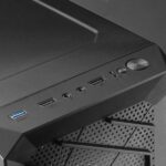 Mars Gaming MC-2000 Case PC - Frontale MESH - Doppia camera - Finestra laterale - Supporto raffreddamento liquido - USB 3.0 - Compatibile ATX/microATX/mini-ITX - Colore nero - immagine 4