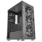 Mars Gaming MC-3000 Case aerodinamico - 4 ventole FDB silenziose - Supporto per 6 ventole - Ampio spazio interno - Gestione efficiente dei cavi - Colore nero - immagine 2