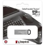 Kingston DataTraveler Kyson Memoria USB 512 GB - 3.2 Gen 1 - 200 MB/s in lettura - Design metallico - Colore argento (pendrive) - immagine 3