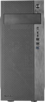 Tacens Ferrox Semitorre - Acciaio di alta qualità - Ventola laterale ultra silenziosa - Supporto ATX/microATX/mini-ITX - USB 3.0 e 2.0 frontali - Colore nero - immagine 2