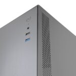 Tacens NOVAX Mini Torre Ultra Compatta - Struttura Metallica - Eccellente Raffreddamento - Supporto MicroATX/Mini-ITX - Connettività USB 3.0 - Colore Nero - immagine 3