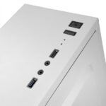 Mars Gaming MC100 Semitorre Gaming - Acciaio ultraleggero - Raffreddamento avanzato CONVECT-COOL - Illuminazione RGB fissa - Supporto schede ATX/microATX/mini-ITX - Colore bianco - immagine 2