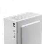 Mars Gaming MC100 Semitorre Gaming - Acciaio ultraleggero - Raffreddamento avanzato CONVECT-COOL - Illuminazione RGB fissa - Supporto schede ATX/microATX/mini-ITX - Colore bianco - immagine 3