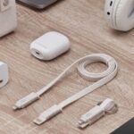 Mars Gaming MCA-ECO Pacchetto cavi ecologici - Fibra di grano - Antigroviglio - Ricarica ultraveloce 3.1A - Trasferimento 480Mbps - Imballaggio riciclato - Colore bianco - immagine 3