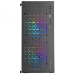 Mars Gaming MC-CORE Minitorre Gaming - Griglia Metal-MESH - Finestra laterale - 2 ventole FRGB - Supporto Micro-ATX/Mini-ITX - Archiviazione versatile - Colore nero - immagine 2