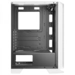 Mars Gaming MC-C Semitorre Gaming - Illuminazione FRGB - Finestra in vetro temperato - Supporto raffreddamento liquido - Compatibile ATX/mATX/mini-ITX - Colore bianco - immagine 3