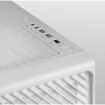Mars Gaming MC-F Semitorre Gaming - 4 ventole ARGB - Finestra in vetro temperato - Supporto per raffreddamento a liquido - Colore bianco - immagine 2