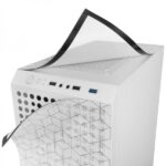 Mars Gaming MC-MAG Case Gaming - Doppia griglia magnetica - Vetro temperato - 3 ventole RGB - Supporto per raffreddamento a liquido - USB 3.0 - Colore bianco - immagine 2