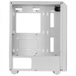 Mars Gaming MC-MAG Case Gaming - Doppia griglia magnetica - Vetro temperato - 3 ventole RGB - Supporto per raffreddamento a liquido - USB 3.0 - Colore bianco - immagine 3