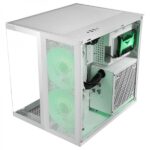 Mars Gaming MC-NOVAM Minitorre - Doppio vetro temperato - Fino a 7 ventole - USB-C - Compatibile MicroATX/Mini-ITX - Colore bianco - immagine 2