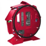 Mars Gaming MCORB Torre circolare gaming premium - Doppio vetro temperato - Raffreddamento estremo per 9 ventole - Interno XL - Colore rosso - immagine 2