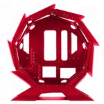 Mars Gaming MCORB Torre circolare gaming premium - Doppio vetro temperato - Raffreddamento estremo per 9 ventole - Interno XL - Colore rosso - immagine 3