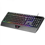 Mars Gaming MCP124 Combo Gaming 3in1 - Tastiera H-Mech FRGB - Mouse RGB Switches HUANO - Tappetino Nanotextil Rainbow - Compatibilità multipiattaforma - Colore nero - immagine 2