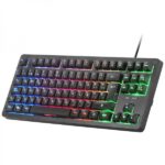 Mars Gaming MCP-RGB3 Combo Gaming 4in1 - Tastiera TKL H-Mech LED FRGB - Mouse ultraleggero RGB 3200 DPI - Cuffie con audio immersivo - Tappetino XXL - Colore nero - immagine 2