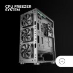 Mars Gaming MC-PRO2 Torre PC - 5 ventole ultra silenziose - Supporto per raffreddamento a liquido - Finestra in vetro temperato - Colore nero - immagine 3