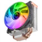 Mars Gaming MCPU-VR Dissipatore CPU - Supporta fino a 180W TDP - Doppio specchio infinito ARGB - Multisocket universale - Controllo illuminazione ARGB - Colore nero - immagine 2