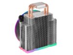 Mars Gaming MCPUXU9 Dissipatore CPU - Doppia torre - Ventilatori ibridi ultrasilenziosi - 9 heatpipe in rame - HCT Ultra fino a 400W TDP - Nero - Colore Nero - immagine 2