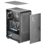 Mars Gaming MC-Q3 Semitorre professionale - Vetro temperato - Doppia griglia magnetica - Ventola FDB 120 mm - Supporto raffreddamento liquido 360 mm - USB 3.0 - Colore nero - immagine 3