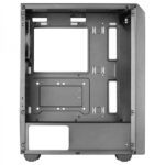 Mars Gaming MC-Q3 Semitorre professionale - Vetro temperato - Doppia griglia magnetica - Ventola FDB 120 mm - Supporto raffreddamento liquido 360 mm - USB 3.0 - Colore nero - immagine 4
