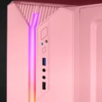 Mars Gaming MC-S1 Case compatto da gaming - Illuminazione ARGB a 12 modalità - Finestra laterale completa - Ventola FRGB inclusa - Compatibile con Micro-ATX/Mini-ITX - Colore rosa - immagine 2