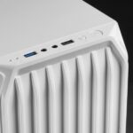 Mars Gaming MC-S2 Case compatto da gaming - Ventilatori FRGB - Supporto per raffreddamento a liquido - Compatibile con Micro-ATX/Mini-ITX - Finestra laterale completa - Colore bianco - immagine 2