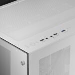 Mars Gaming MCV3 Case personalizzato - Doppia finestra in vetro temperato - Capacità XXL - Struttura modulare - Supporto per raffreddamento a liquido - Colore bianco - immagine 3