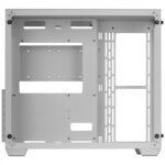 Mars Gaming MCV3 Case personalizzato - Doppia finestra in vetro temperato - Capacità XXL - Struttura modulare - Supporto per raffreddamento a liquido - Colore bianco - immagine 4
