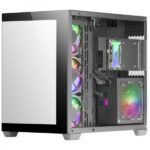 Mars Gaming MCV4 Torre Gaming Custom Premium - Vetro temperato senza cornice - Struttura modulare a doppia camera - Supporto per 10 ventole - E-ATX XXL - Colore nero - immagine 2