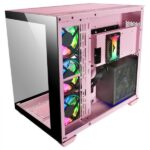 Mars Gaming MCV4 Torre Gaming Custom Premium - Vetro temperato senza cornice - Struttura modulare a doppia camera - Supporto E-ATX - Personalizzazione totale - Colore nero - immagine 2