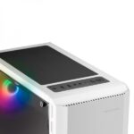 Mars Gaming MC-X2 Case PC - Frontale in acciaio FRGB - Finestra laterale completa - Supporto per 4 ventole - Spazio per componenti ad alte prestazioni - Colore bianco - immagine 2