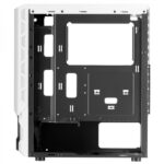 Mars Gaming MC-X2 Case PC - Frontale in acciaio FRGB - Finestra laterale completa - Supporto per 4 ventole - Spazio per componenti ad alte prestazioni - Colore bianco - immagine 4
