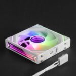 Mars Gaming MF-LINKFINITY Ventola modulare PWM - Illuminazione Infinity Mirror 360° - Connessione modulare LINKFINITY - Controllo ARGB dinamico - Colore bianco - immagine 3