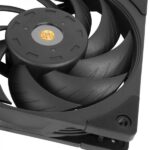 Mars Gaming MF-NC Ventola per PC - Pale ibride - Funzionamento silenzioso - Cuscinetto FDB - Connessione PWM - Flusso d'aria ottimale - Colore nero - immagine 3