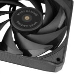 Mars Gaming MF-NCLX2 Kit di ventole PWM - Pale ibride - Cuscinetti FDB in rame - Cuscinetti antivibrazioni - Controllo preciso della velocità - Flusso d'aria 72 CFM - Colore nero - immagine 2