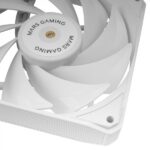 Mars Gaming MF-NCLX2 Kit di ventole - Pale ibride - Cuscinetti FDB in rame - Cuscinetti antivibrazioni - Connessione PWM - Flusso d'aria 72 CFM - Silenzioso 12 dB - Colore bianco - immagine 2