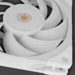 Mars Gaming MF-NC Ventola per PC - Pale ibride - Funzionamento silenzioso - Cuscinetto FDB - Controllo PWM - Flusso d'aria ottimale - Colore bianco - immagine 2