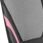 Mars Gaming MGC-ERGO Sedia da gaming - Ergonomia totale - Supporto lombare e cervicale regolabile - Reclinazione 90-160° - Base rinforzata - Traspirante - Nero/Rosa - Colore Nero - immagine 4