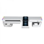 Mars Gaming MGS-ONE Supporto per monitor - Illuminazione CHROMA RGB - Dimensioni regolabili - Ergonomia ottimale - Connettore USB 2.0 - Supporto per smartphone - Colori vari - immagine 4