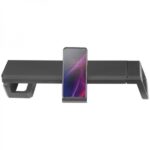 Mars Gaming MGS-PRO Supporto per monitor - Ergonomia ottimale - Supporto per smartphone/tablet - Cassetto portaoggetti - Dimensioni regolabili - Colore nero - immagine 2